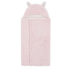 Pottery Barn Hooded Towel Pink Faux Fur/terry cloth Animal Ears